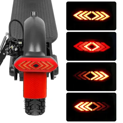 Scooter Turn Signal TailLight For Xiaomi Electric Scooter M365 1S PRO Pro 2 Mi3 Remote Control Rechargeable LED Flashing Part