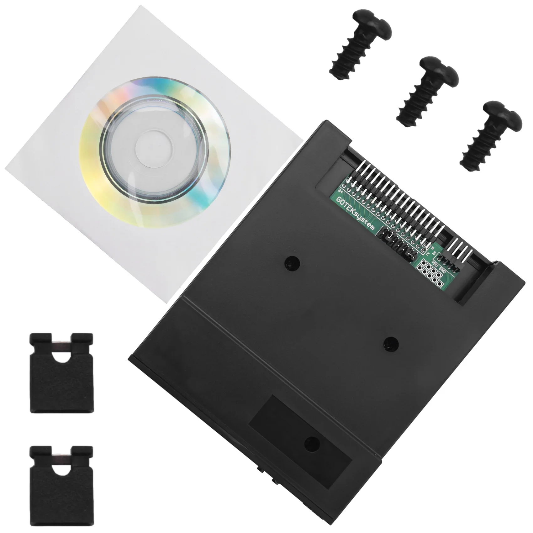 SFR1M44-U100K schwarz 3,5 Zoll 1,44 MB USB SSD Floppy Drive Emulator für Yamaha Korg Roland elektronische Tastatur Gotek Image