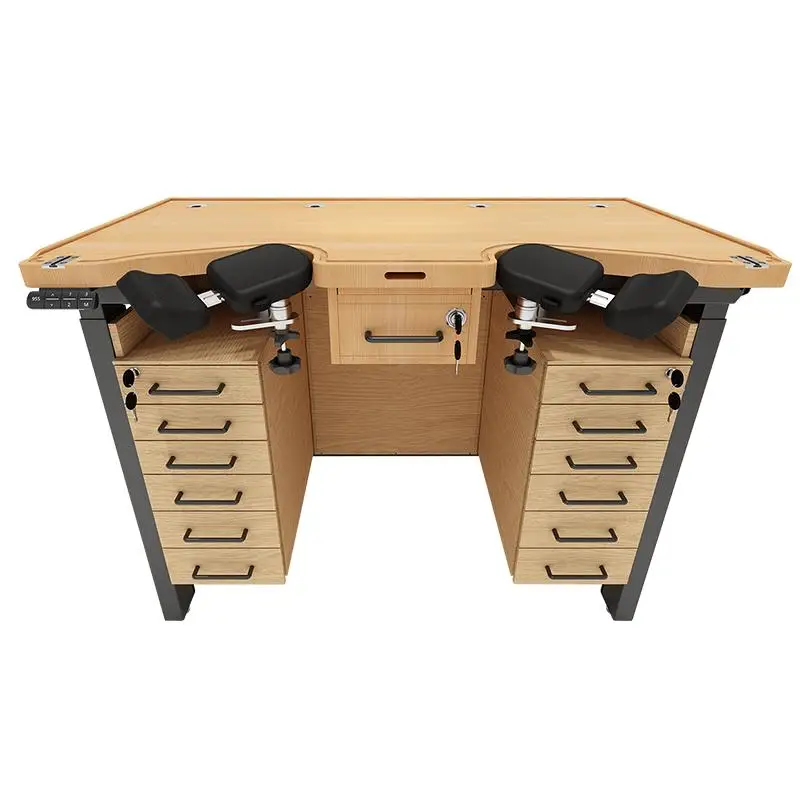 Uhrenreparaturwerkzeug Guru Edition Elektrische Werkbank zur Reparatur der Hebehöhe Buche