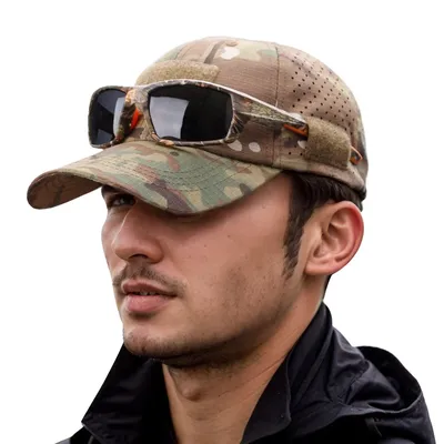 Adjustable Baseball Cap Tactical UV Protection Sunscreen Hat Camouflage Camo Airsoft Outdoor Hunting Camping Hiking Fishing Caps