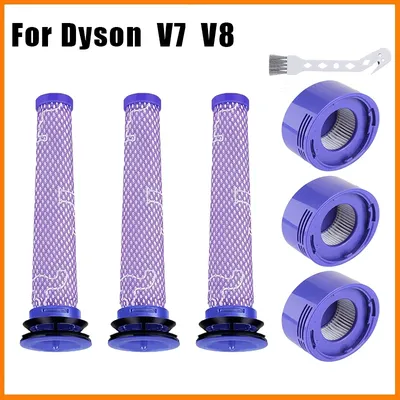 HEPA-Nachfilter, passend für Dyson V7 V8 Animal Absolute Akku-Staubsauger, kompatibles Ersatzteil # Image