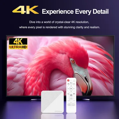 Set Top Box 4K 2GB RAM 8GB/16GB ROM HD Media Player Android 14.0 WiFi BT Video Set Top TV Box Android TV Box
