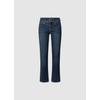 Slim-fit-Jeans PEPE JEANS "SLIM JEANS LW", Damen, Gr. 26, Länge 30, blau (used schwarz), Denim/Jeans, Obermaterial: 83% Baumwolle, 12% Viskose, 4% Elastomultiester, 1% Elasthan, casual, slim fit lang, Jeans, mit doppeltem Knopfverschluss