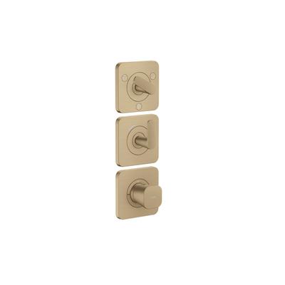 Hansgrohe Thermostat Modul 380/120 Unterputz FS Axor Citterio C 3 Verbr.Cubic brushed bronze , 497 49711140 Image