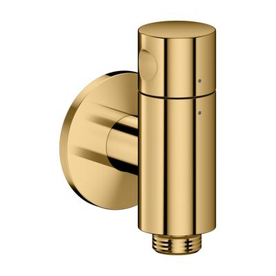 Hansgrohe Wandanschluss Stop AXOR One mit Absperrventil polished gold optic , 48781990 48781990 Image