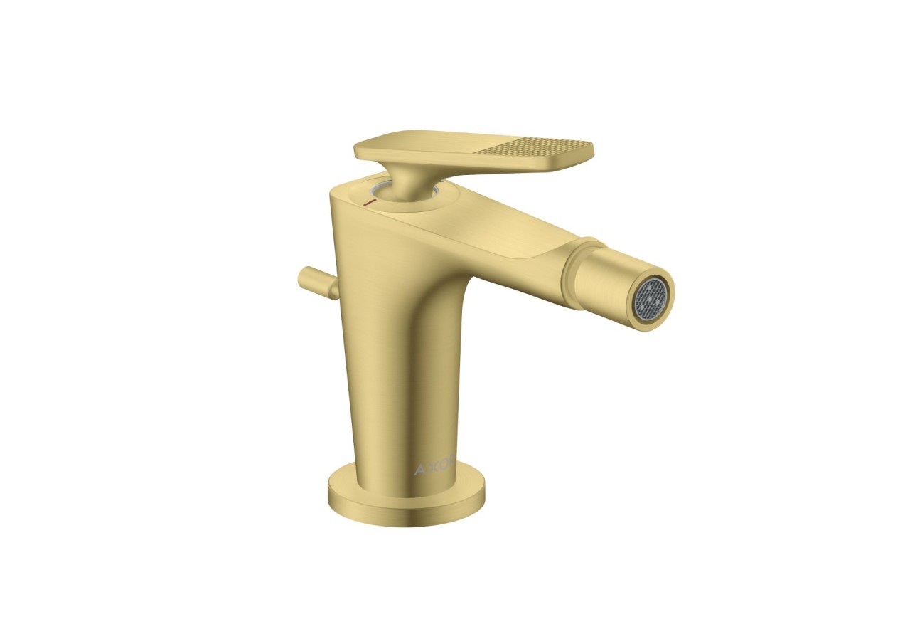 Hansgrohe Bidetmischer Axor Citterio C mit Zugstangen Ablaufg.Cubic brushed brass, 49211950 49211950 Image