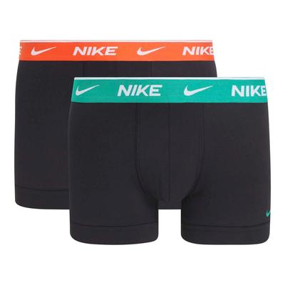 Nike - Boxershorts für Herren(2er-Pack) (Schwarz/Grün/Orange) Image