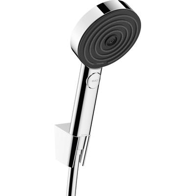 Hansgrohe Porterset Pulsify Select S 105 3jet EcoSmart mit Brauseschlauch 1250mm chrom, 24306000 24306000 Image