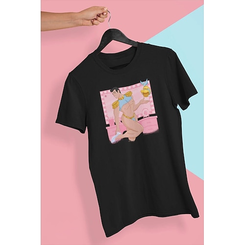 T-Shirt Pride-Shirts Stolz Retro Vintage T-Shirt Ärmel Grafik für Paar Herren Damen Erwachsene Heißprägen für Maskerade Pride Parade Pride-Monat Image