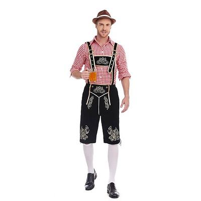 Oktoberfest / Bier Cosplay Kostüm Erwachsene Herren Cosplay Party Oktoberfestbier Einfaches Karnevalskostüm Image