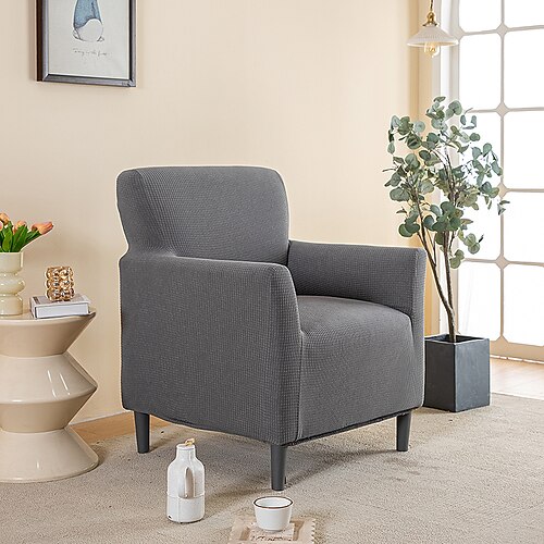 Wasserdichter Stretch-Sofa-Sesselbezug, Schonbezug, waschbarer Einzelsofa-Sitzbezug, einfach zu installierender Rundumschutzbezug für Wohnmöbel, neu Image