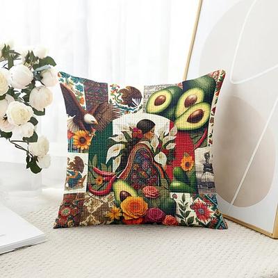 Cinco de Mayo Mexikanische dekorative Wurfkissenbezug 1PC weicher quadratischer Couchkissenbezug Kopfkissenbezug für Schlafzimmer Wohnzimmer Sofa Stuhl Image
