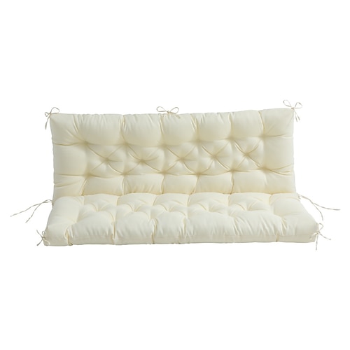 Schaukelkissen für die Veranda, Terrassenkissen, wasserdichte 2-3-Sitzer-Schaukelstuhlkissen für Gartenmöbel, dicke 4-Zoll-Schaukelkissen für den Außenbereich, für den Terrassengarten im Freien Image