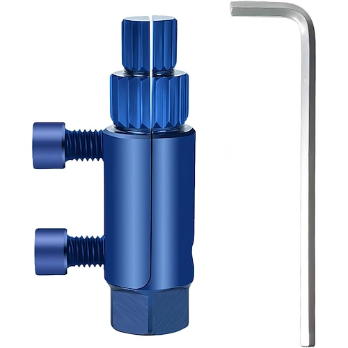 Neues Rohrauszieher-Werkzeug, Rohrnippel-Auszieher-Set, Rohrentferner-Set, Entferner für gebrochene Rohrgewinde, passend für Rohre mit einer Kapazität von 1/2 Zoll bis 1 Zoll, tolles DIY-Geschenk für Image