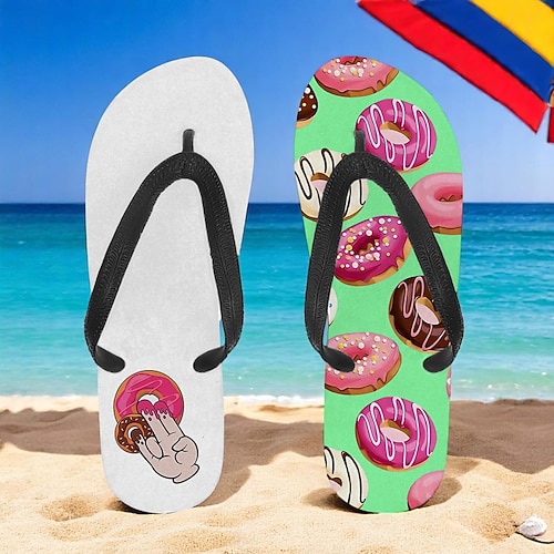 Herren-Flip-Flops mit Gänse-Design und Seilmuster – lässiger Beach-Style für Männer bei Strandausflügen und Sommeraktivitäten Image