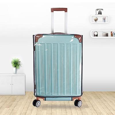 verdickte verschleißfeste wasserdichte Koffer-Staubabdeckung Koffer-Schutzhülle Trolley-Koffer transparente Kofferabdeckung Image