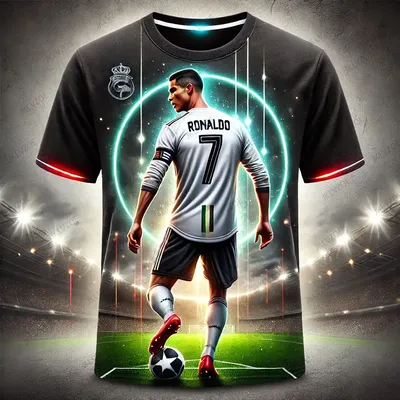 2024 New Arriavl CHATGPT Designed Special Edition Short Sleeve Ronaldos 7 Soccer Jersey Training Uniform Mens T shirt Kids/Adult