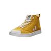 Sneaker ETHLETIC "Active Hi Cut", Gr. 46, gelb (mustard gelb, just weiß), Obermaterial: 100% Baumwolle; Futter: 100% Baumwolle; Decksohle: 100% Baumwolle; Sohle: 100% Naturkautschuk, Schuhe, Fairtrade Produkt