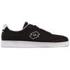 Sneaker LOTTO, Gr. 38, schwarz-weiß (schwarz, weiß), Synthetik, unifarben mit Farbeinsatz, sportlich, Schuhe, - in schlanker Retro Silhouette