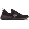 Sneaker LOTTO, Gr. 36, schwarz, Textil, unifarben, sportlich, Schuhe, - ohne Bücken, ohne Schnüren