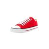 Sneaker ETHLETIC "Fair Trainer White Cap Lo Cut", Gr. 41, rot (cranberry rot just weiß), Obermaterial: 100% Baumwolle; Sohle: 100% Naturkautschuk, casual, Schuhe, Fair / Vegan / Nachhaltig