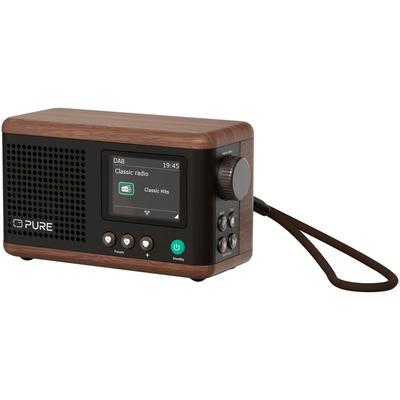 PURE Digitalradio (DAB+) "Classic Mini", schwarz (coffee schwarz), B:16,4cm H:9,4cm T:8,3cm, Radios Image