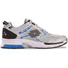 Sneaker LOTTO, Gr. 45, silber, blau, Synthetik, Kunstfaser, Mesh, sportlich, Schuhe, - in angesagtem Y2K Style