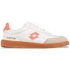 Sneaker LOTTO, Gr. 37, weiß, papaya, Synthetik, unifarben mit Farbeinsatz, sportlich, Schuhe, - in Kinder- und Kleinkinder-Größen erhältlich