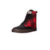 Sneaker ETHLETIC "Fair Brock", Gr. 40, rot (tartan fire starter), Obermaterial: 100% Baumwolle; Decksohle: 100% Baumwolle; Laufsohle: 100% Naturkautschuk, casual, Schuhe Schnürboots Canvassneaker, Fair / Vegan / Nachhaltig