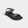 Outdoorsandale ADIDAS TERREX "HYDROTERRA LIGHT SANDALE", Gr. 43, core schwarz, olive strata, cloud weiß, Textil, sportlich, Schuhe