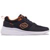 Sneaker LOTTO, Gr. 38, blau (navy, orange), Synthetik, Kunstfaser, mehrfarbig, sportlich, Schuhe, - besonders leicht & bequem