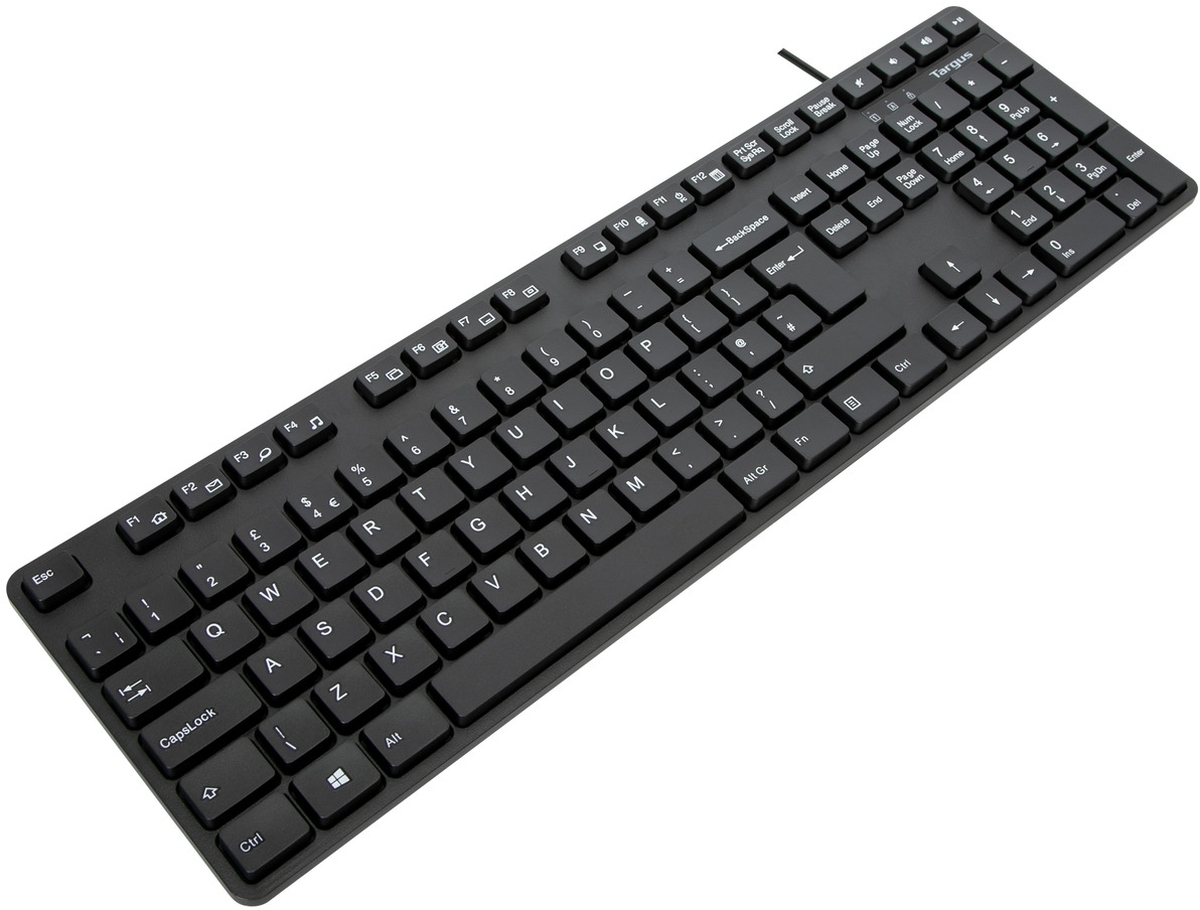 Targus Antimicrobial USB Wired Keyboard - UK Layout *EOL Image