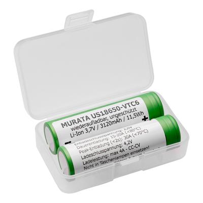 TEMU 2 Murata Vtc6 Us18650vtc6 3120mah - 30a Battery Cells . Box Image
