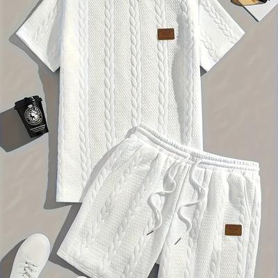 TEMU Men's Outdoor Casual Sports Fitness Clothing Set Image