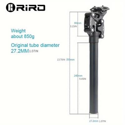 TEMU Riro Mtb Seatpost Absorber, Aluminum Alloy, Universal Fit, 27.2/30.8/31.6mm , 50mm , - Image