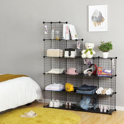TEMU Storage Rack With 16 Compartments, Metal Furniture, Cabinet, Organizer Image