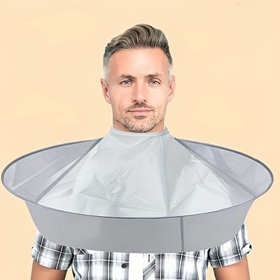 TEMU Multi Functional Adjustable Hair Cutting Shawl, Including Foldable Umbrella Shawl, Suitable For Home And Salon Use Image