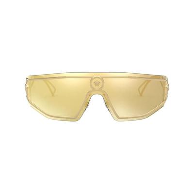 V-Powerful Shield Sunglasses - Metallic - Versace Sunglasses