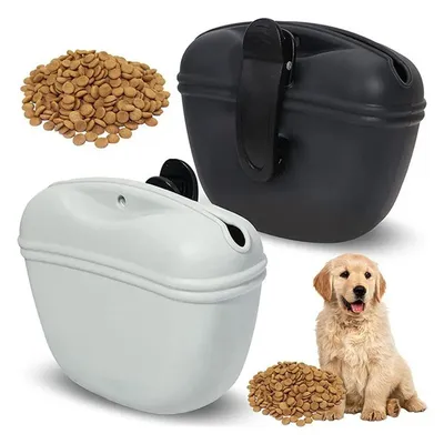 Silicone Dog Treat Bag Outdoor Feeder Puppy Snack Pouch Food Reward Storage Bag Pet Supplies Pet