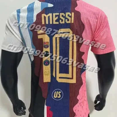 2025 High Quality Messi Fan T-shirt with Short Sleeves for Daily Outdoor Sports Training Comfortable