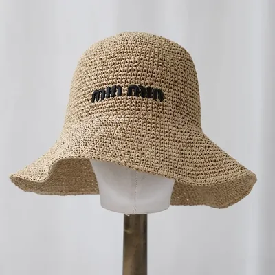 Wholesale New Women Wide-brimmed Straw Sun Hat Summer Beach Sunscreen Ladies Fashion Folding Straw Hat UV Protection Basin Hat
