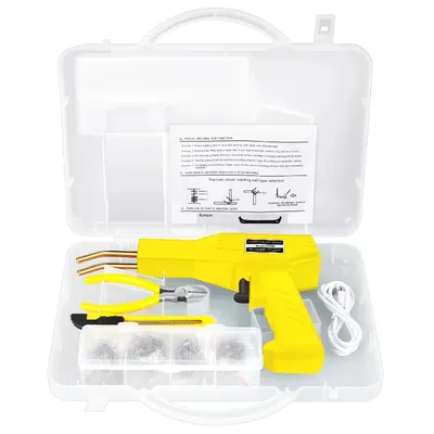 Hot 200W Rechargeable Plastic Welding Machine Bumper Repair Kit Soldering Iron For Plastic Repair Car Bumper Repair Welding Gun