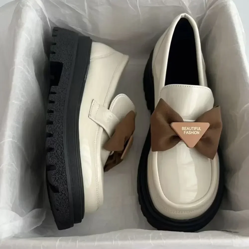 Bogen Plattform Damen Slipper lässig Damen Pumps Schuhe Trend Frühling Sommer Design Luxus Heels Frau Schuhe Mary Jane Lolita Schuh