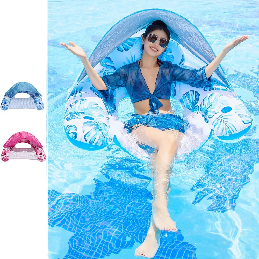 Sommer schwimmen aufblasbare schwimmende Wasser matratzen Hängematte Liegestühle Pool Wassersport Spielzeug schwimmende Matte Pool Kinderspiel zeug Image