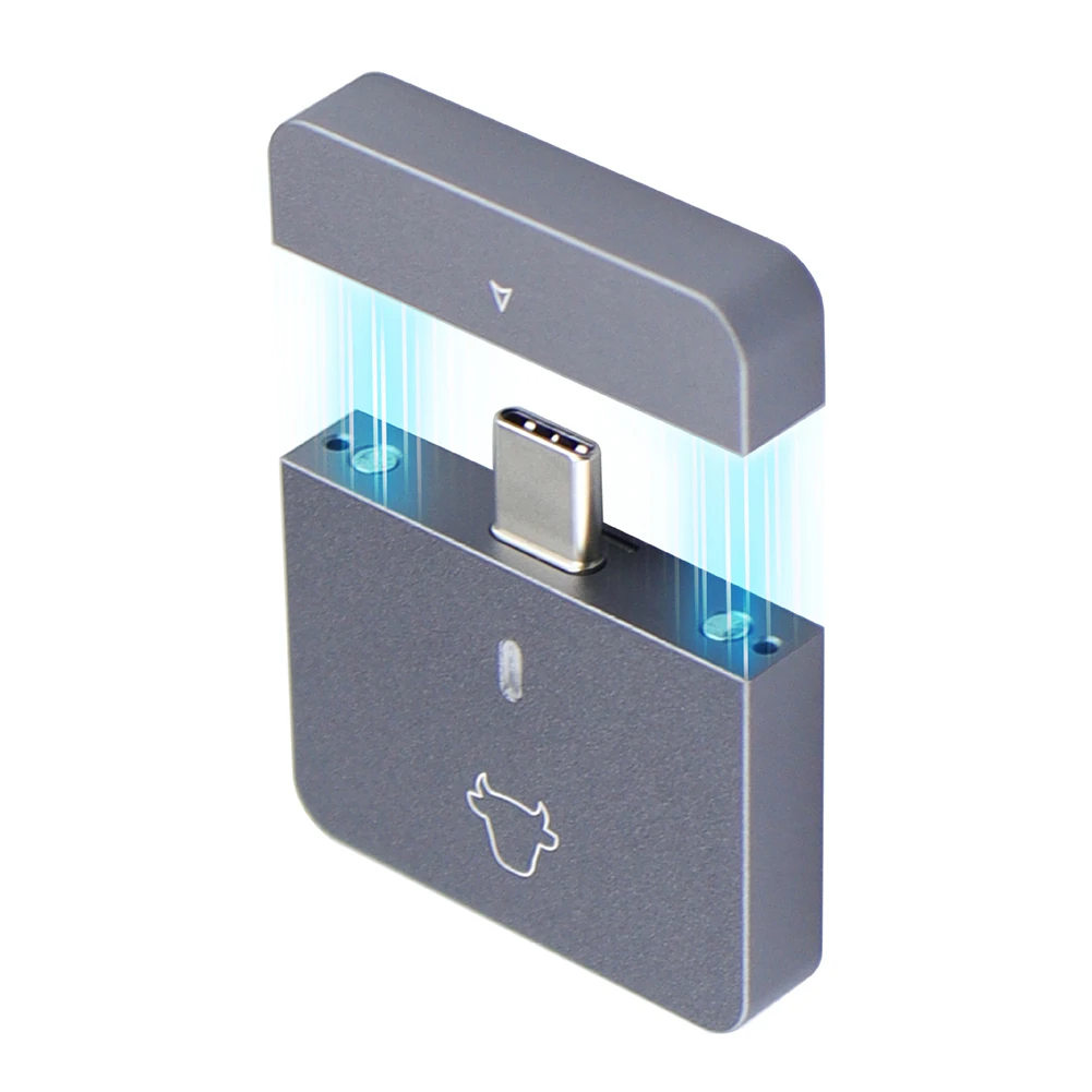 M.2 NVMe 2230 Mobiles Solid-State-Disk-Gehäuse, USB 3.2 Gen2, externes SSD-Gehäuse, Plug-and-Play-M-Taste aus Aluminiumlegierung für M2 2230 SSD Image