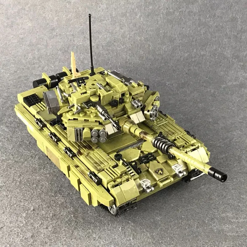 XingBao 06015 WW2 Militär Panzer Modell Crossing The Battlefield Serie Serie DIY Spielzeug Bausteine Geschenk Für Jungen 1179 Stücke Image