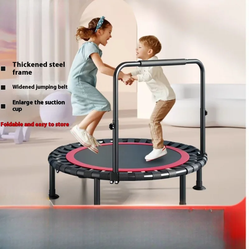 Trampolin Haushalt Kinder Indoor Baby Familie Kinder Erwachsene Verdicktes Stahlrohr Reiben Hüpfbett Faltbar