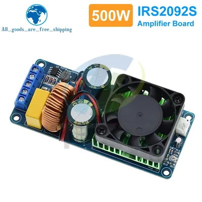 TZT HIFI Power IRS2092S 500W Mono Kanal Digital Power Verstärker Bord Klasse D Bühne Image