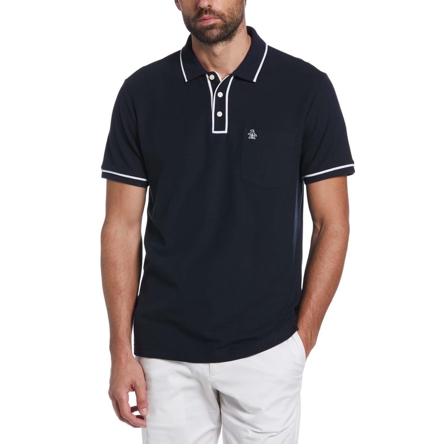 Original Penguin - "Earl" Poloshirt für Herren (Dunkel Saphirblau)