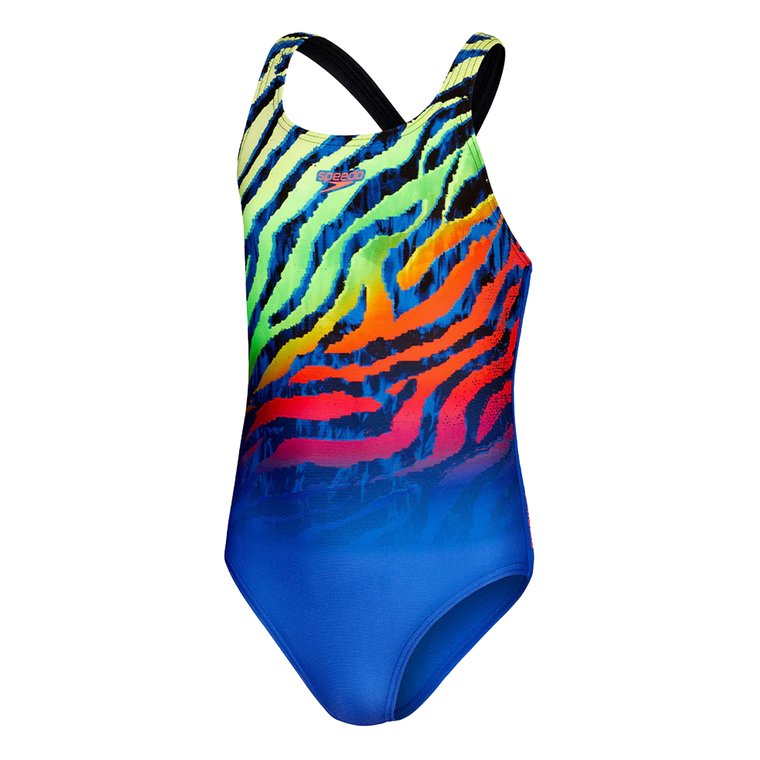 Speedo - "Medalist" Badeanzug für Mädchen (Blau Grün) Image